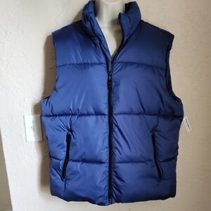Blue Puffer Vest